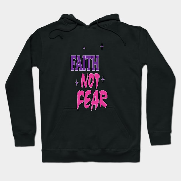 Faith Not Fear Small Logo Hoodie by FaithsCloset
